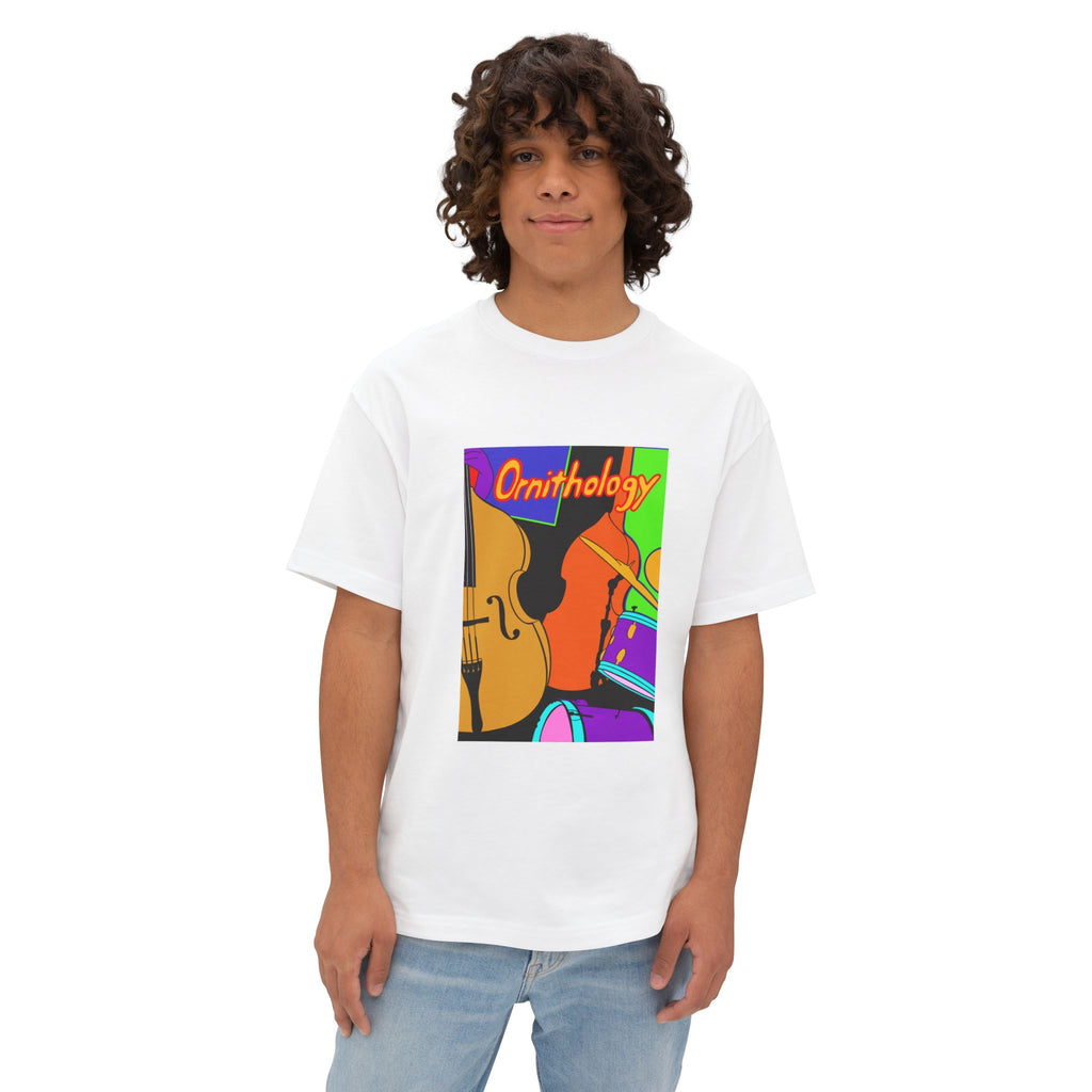 Ornithology Jazz Instruments T-Shirt | Bass, Trumpet, Drums Tee